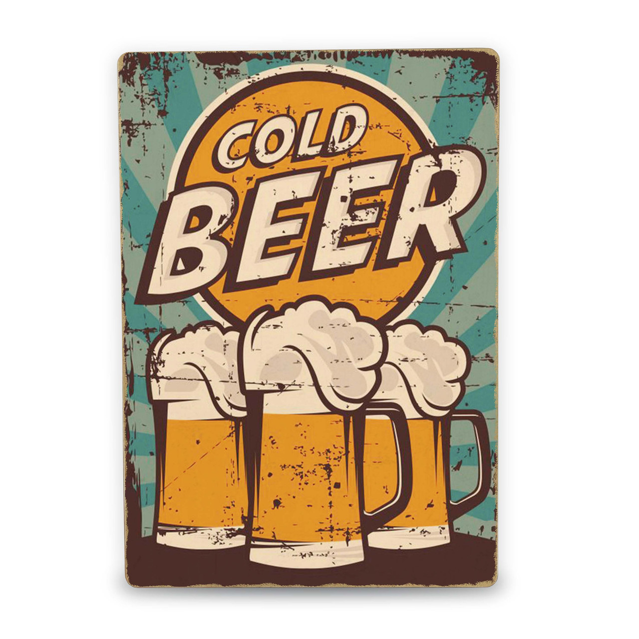 Дерев'яний Постер Beer cold