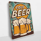 Дерев'яний Постер Beer cold, фото 2