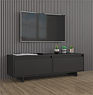 Сучасна тумба під ТВ із двома місткими висувними ящиками з ДСП Комод для телевізора 140 см, фото 7