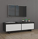 Сучасна тумба під ТВ із двома місткими висувними ящиками з ДСП Комод для телевізора 140 см, фото 8