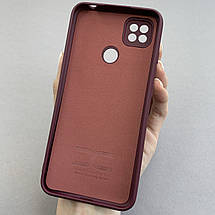 Чохол для Xiaomi Redmi 9С чохол з Гербом України на телефон сяомі редмі 9с бордовий h8b, фото 3
