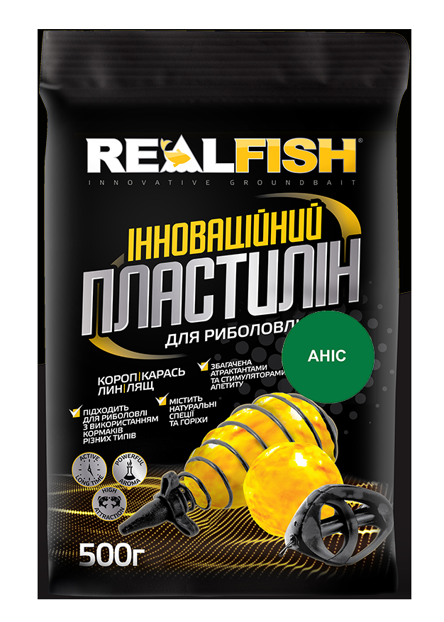 Пластилін Realfish Аніс 0.5кг