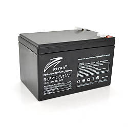 Акумуляторна батарея Ritar LiFePO4 12,8 V 12 Ah 153,6 Wh ( 150 x 98 x 95 (100)) Q6