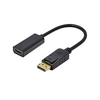 Переходник DisplayPort(male) -HDMI(female),адаптер DisplayPort to HDMI , длина кабеля 10см