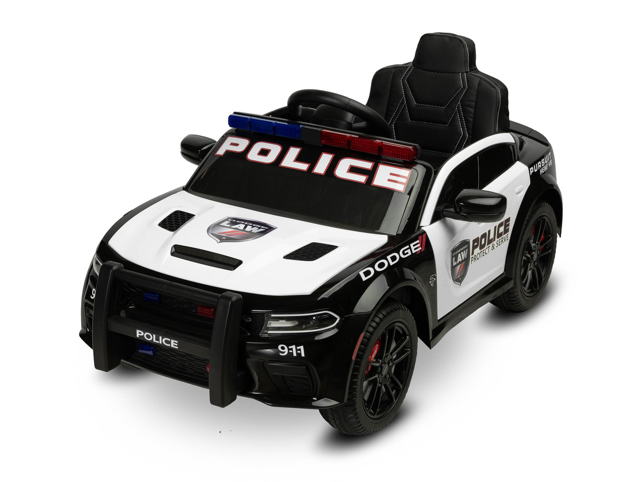 Дитячий електромобіль Caretero (Toyz) Dodge Charger Поліція White