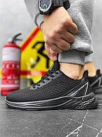Стильные мужские кроссовки черные Waterproof, летние легкие мужские кроссовки черные Waterproof