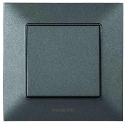 Вимикач одноклавішний Panasonic Arkedia Slim Дим WNTC0001-2DG, фото 1