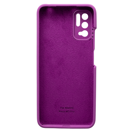 Чохол Silicone Case Premium для Xiaomi Redmi Note 10 5G / Poco M3 Pro Fuchsia, фото 2