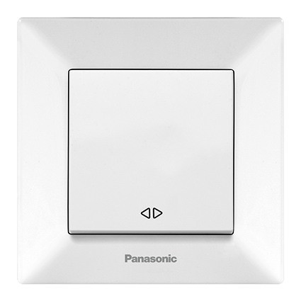 Вимикач одноклавішний перехресний Panasonic Arkedia Slim білий WNTC0005-2WH