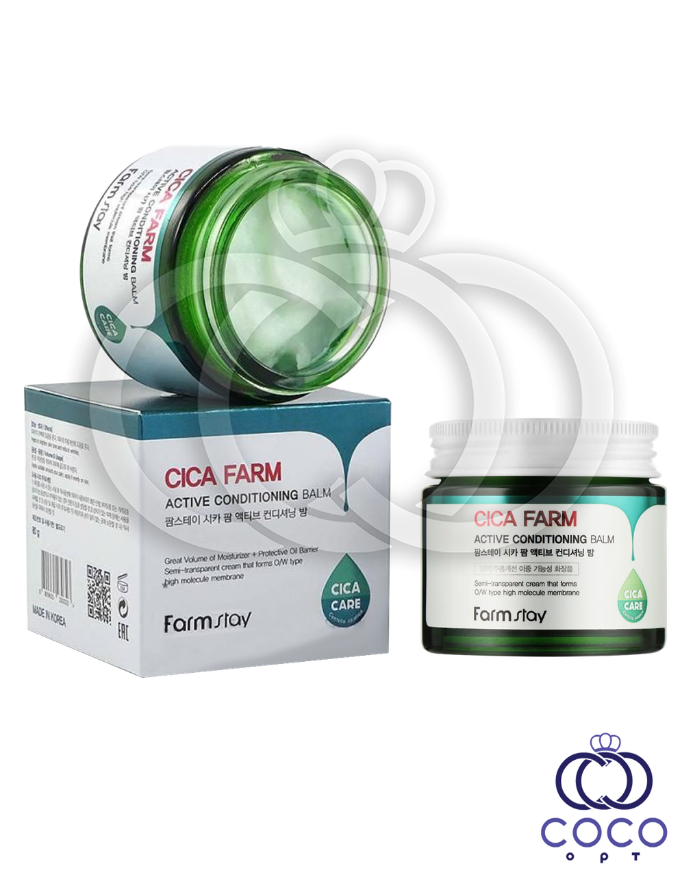 Крем-бальзам із центелою азійською Farm Stay Cica Farm Active Conditioning Balm 80 g