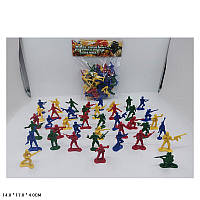 Игровой набор фигурок солдатиков, 4 цвета, 203-1