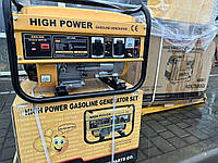 Бензиновый генератор 2,2 кВт HRT-2500 ,мощный генератор бензиновый с медной обмоткой ручной старт