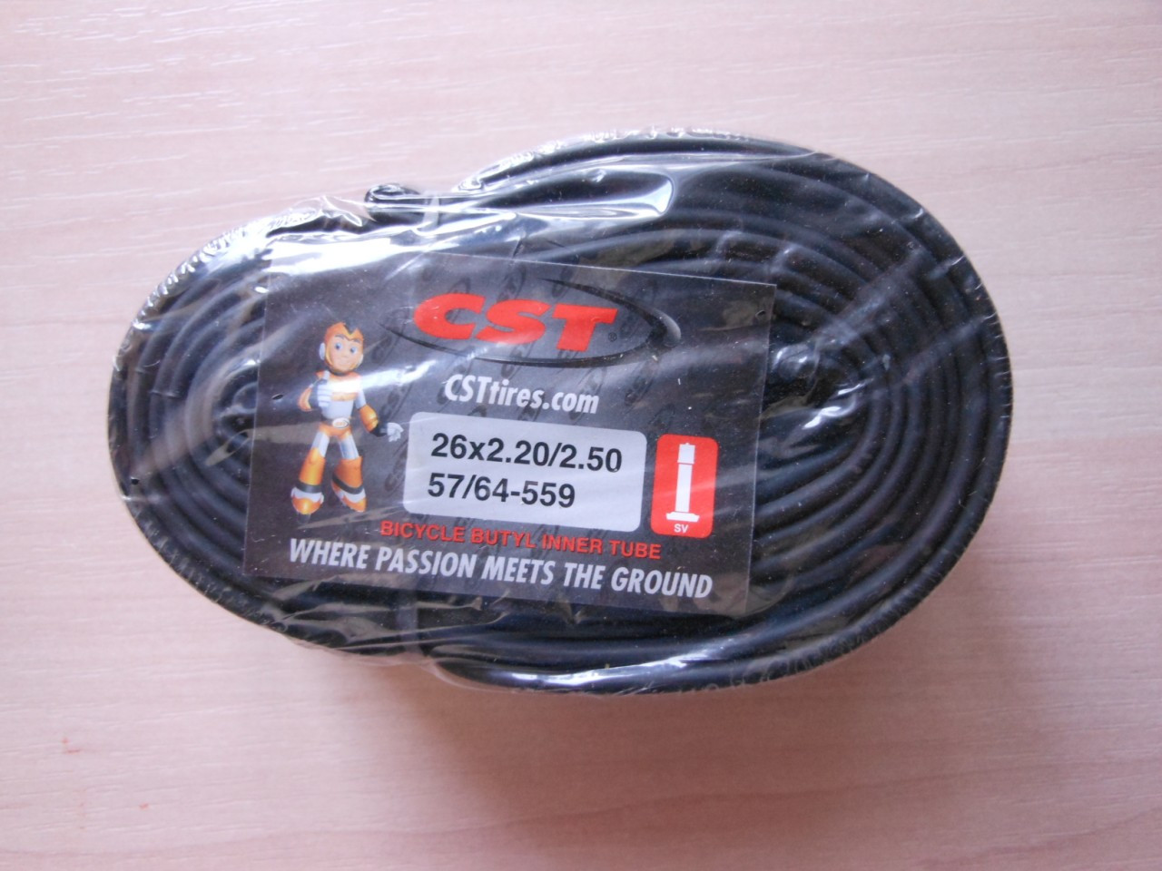 Камера вело CST 26*2,20/2,50 SV, фото 1