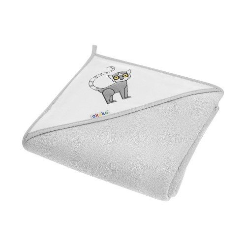 Рушник з капюшоном Akuku A1250 Лемур 100x100 см, фото 1