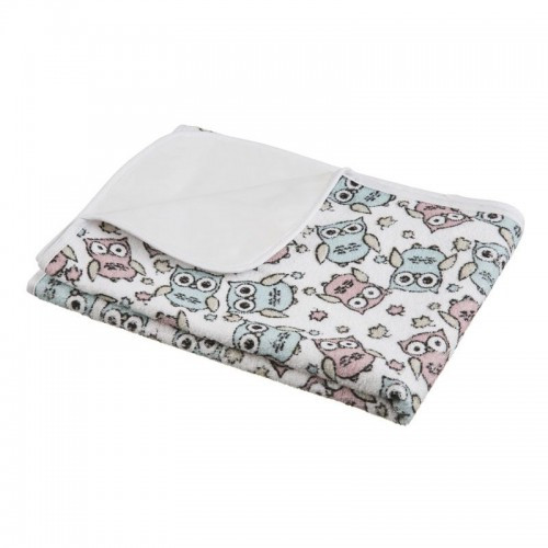 Підстилка для пеленання Akuku A1042 70x50 см, блакитно-рожеві сови, фото 1