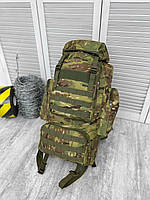 Военный рюкзак мультикам 80л с системой MOLLE , тактический большой рюкзак на 80л мультикам