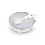 Миска з ложкою, білий Akuku A0424, фото 2