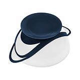 Тарілка на присосці з ложкою, білий-синій Akuku A0503, фото 2