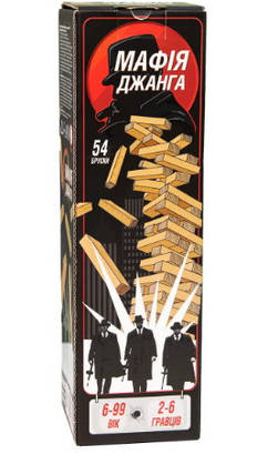 Настільна гра Мафія Джанга, дерев'яна, укр. мова, Стратег, 30719, фото 1