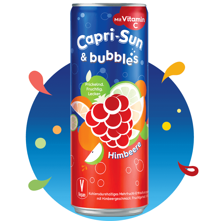 Газований напій Capri Sun & Bubbles Himbeere 330 ml