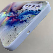 Чохол для Samsung Galaxy A50s мрамуровий чохол із захистом камери на телефон самсунг а50с бузковий q7k, фото 5
