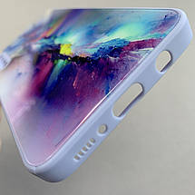 Чохол для Samsung Galaxy A50s мрамуровий чохол із захистом камери на телефон самсунг а50с бузковий q7k, фото 4