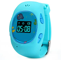 Дитячий годинник з GPS-трекером G65 смартгодинник із сім-карткою. Блакитний, фото 3