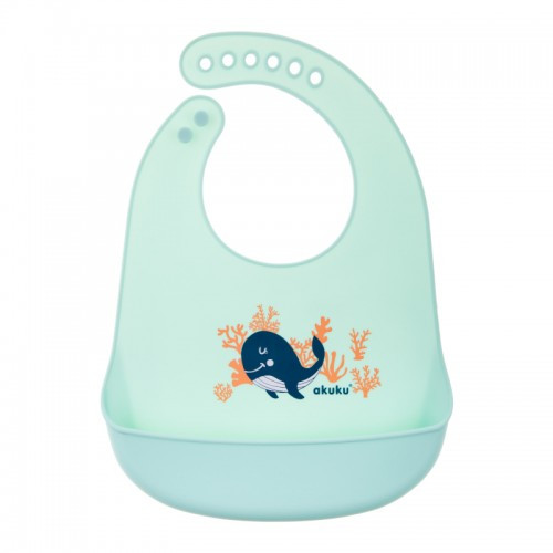 Силіконовий нагрудник Кит Akuku A0505, фото 1