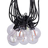 Електрогірлянда-ретро LED вулична Yes Fun 10 ламп d-60 мм багатобарвна 8 м код: 801173, фото 3