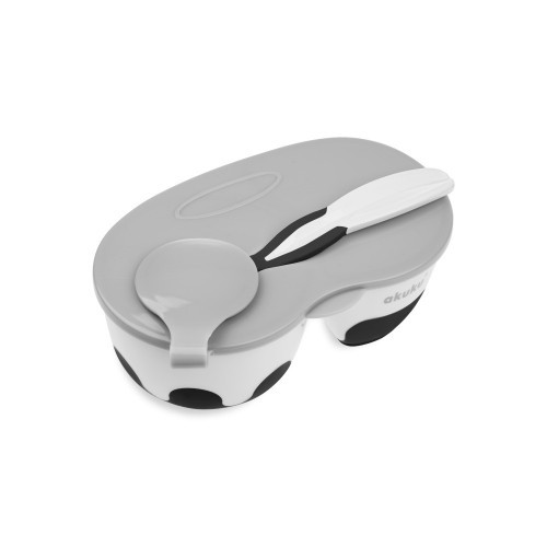 Миска двокамерна Akuku A0428