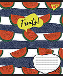 А5/48 лін. YES Fruits Зошит шкільний дя записів набір 10 шт (766025), фото 3