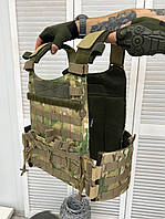 Военная плитоноска с подсумками Сold мультикам Турция , тактическая плитоноска с подсумками мультикам для зсу
