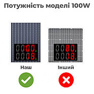 Сонячна панель EcoSun 100w 18В гнучка монокристалічна, фото 8