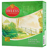 Чай Hyleys English Green Tea 100 х 2 г пакетированный зеленый