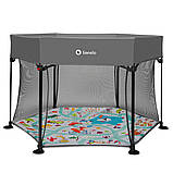 Манеж Lionelo ROEL GREY MULTICOLOR, фото 2