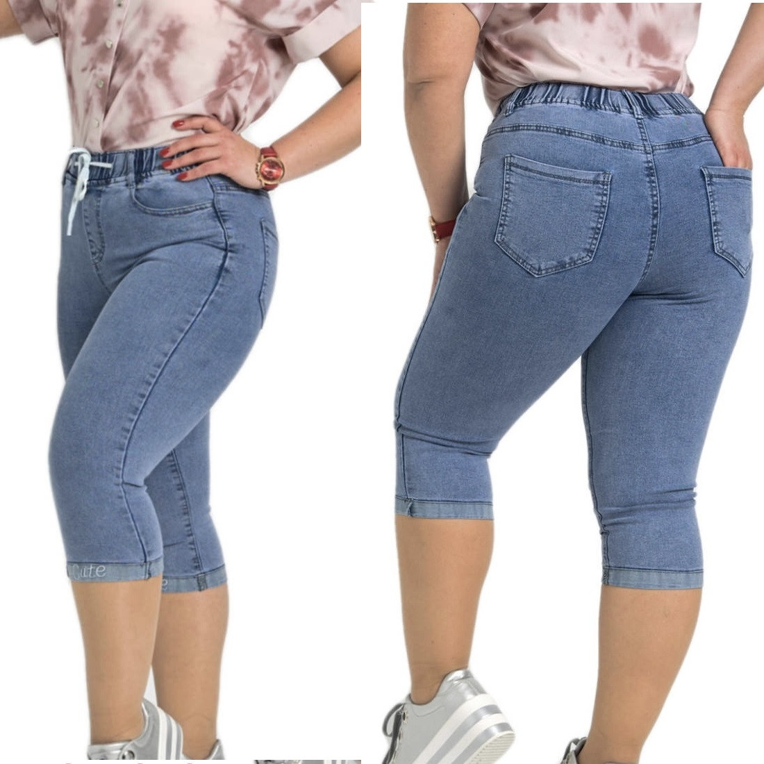 Жіночі капрі великі розміри (48-54), фото 1