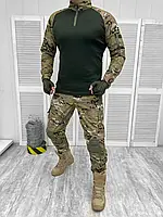 Военный костюм с наколенниками мультикам 5.11 , тактический летний костюм с наколенниками мультикам