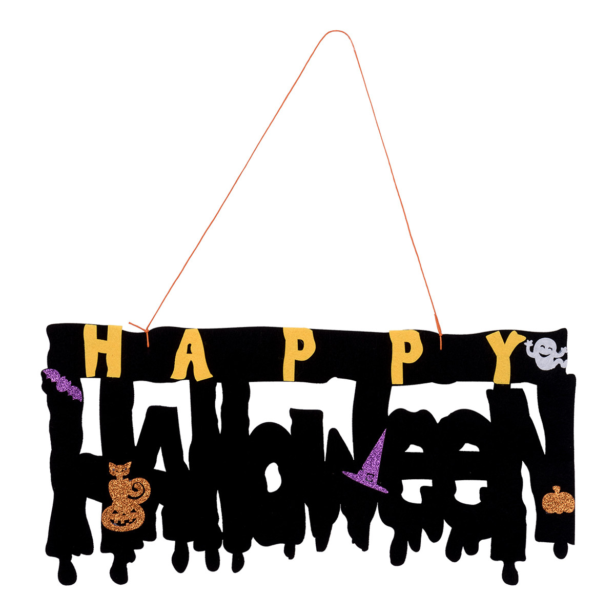 Декор Yes Fun Хелловін Happy Halloween 41*20 см фетр (973704)