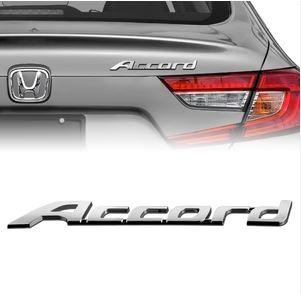 Шильдик емблема напис на багажник HONDA ACCORD Хонда АККОРД колір хром, фото 1