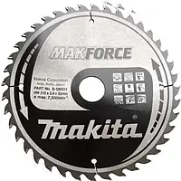 Диск пильний по дереву Makita MAKForce B-08501 (210x30 мм, 40 зубів)