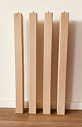 Ніжка столова дерев'яна 71 см без покриття 4 шт