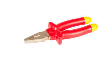 Плоскогубці діелектричні MASTERTOOL 200 мм хром-ванадій CrV6150 HRC 50~55 27-0200 Shopolife