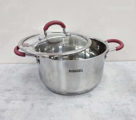 Каструля RINGEL Ingrid 18 см (2.3 л) з кришкою (RG-2001-18), фото 1