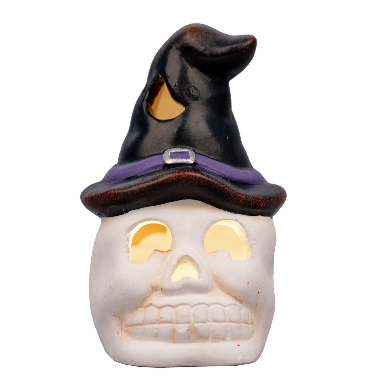 Статуетка Yes! Fun Хеллоуїн Skull in hat, 10 см, LED (974189)