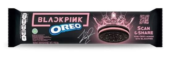 Печиво Oreo Strawberry Creme Blackpink 119,6г Лімітована серія, фото 1