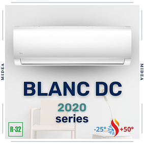 Серія Blanc DС inverter (новинка 2020) до -25С кондиціонери Midea