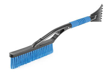 Щітка для снігу автомобільна MASTERTOOL 560 мм зі скребком 105 мм 84-0021 Shopolife
