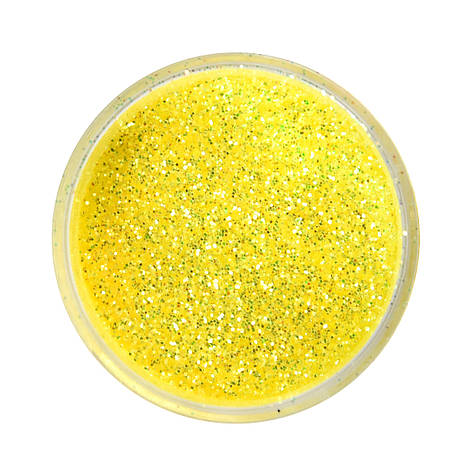 Блиск для декору нігтів, жовтий голограмний So Easy Lemon Ice, 8 г, фото 2