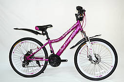 Дитячий велосипед Virage 24" Princess 13" рожевий, Рожевий, 13", 130-145 см