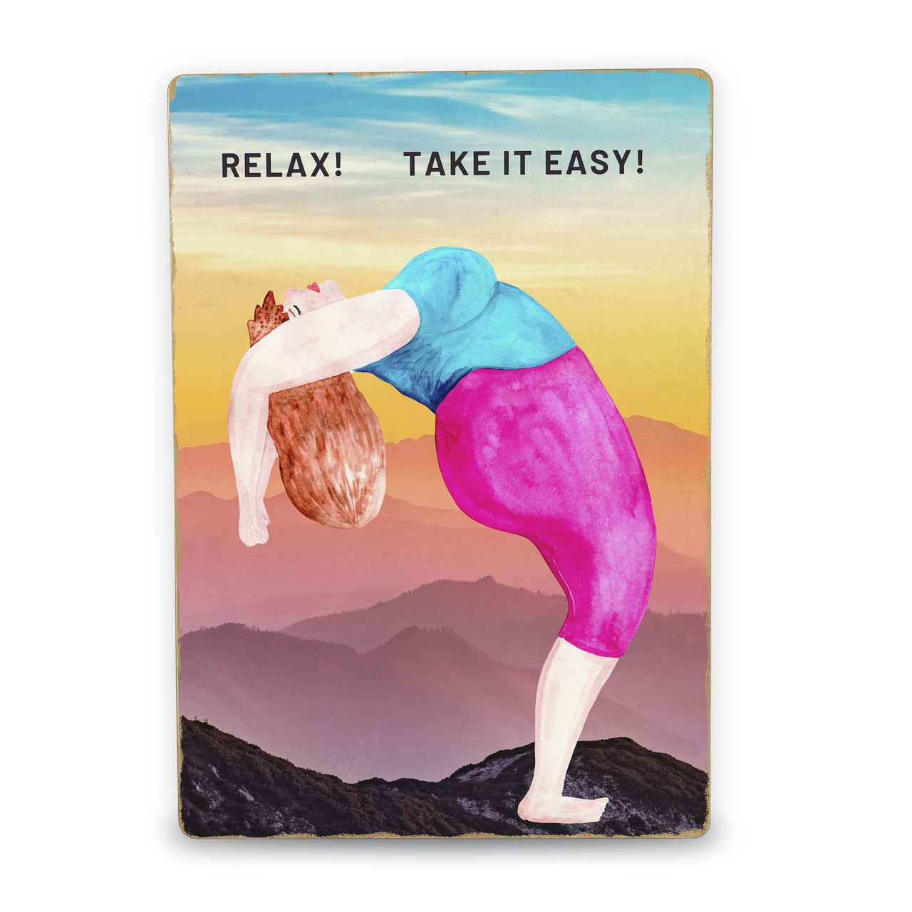 Дерев'яний Постер Relax